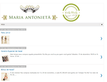 Tablet Screenshot of mariaantonieta-viamia.blogspot.com