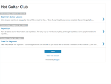 Tablet Screenshot of hotguitarclub.blogspot.com