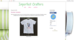 Desktop Screenshot of imperfectcrafters.blogspot.com