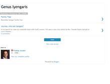 Tablet Screenshot of genusiyengaris.blogspot.com