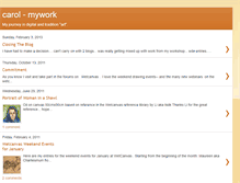 Tablet Screenshot of carol-mywork.blogspot.com