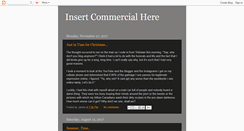 Desktop Screenshot of insertcommercialhere.blogspot.com