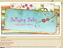 Tablet Screenshot of dallyingdebz.blogspot.com