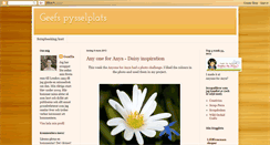 Desktop Screenshot of geefspysselplats.blogspot.com