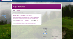Desktop Screenshot of g4gfestival.blogspot.com
