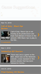 Mobile Screenshot of gamesuggestions.blogspot.com