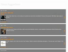 Tablet Screenshot of gamesuggestions.blogspot.com