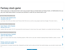 Tablet Screenshot of fantasystockgame.blogspot.com