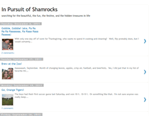 Tablet Screenshot of inpursuitofshamrocks.blogspot.com