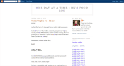 Desktop Screenshot of bkfoodlog.blogspot.com