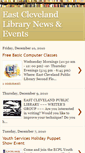 Mobile Screenshot of eastclevelandlibrarynews.blogspot.com