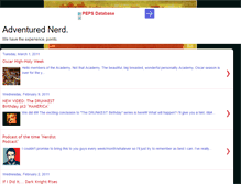 Tablet Screenshot of adventurednerd.blogspot.com