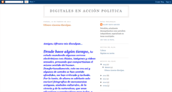 Desktop Screenshot of digitalesenaccionpolitica.blogspot.com