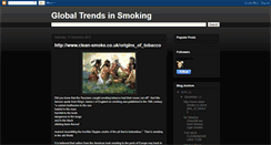 Desktop Screenshot of globaltrendsinsmoking.blogspot.com