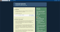 Desktop Screenshot of coloradomysteries.blogspot.com