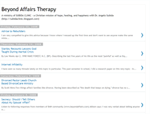 Tablet Screenshot of beyondaffairstherapy.blogspot.com