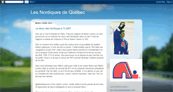 Desktop Screenshot of lesnordiquesdequebec.blogspot.com