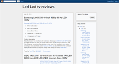 Desktop Screenshot of ledlcdtvreview.blogspot.com