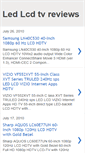Mobile Screenshot of ledlcdtvreview.blogspot.com
