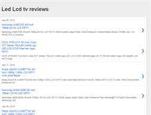 Tablet Screenshot of ledlcdtvreview.blogspot.com