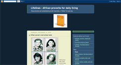 Desktop Screenshot of lifelinesproverbsliving.blogspot.com