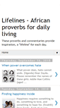 Mobile Screenshot of lifelinesproverbsliving.blogspot.com