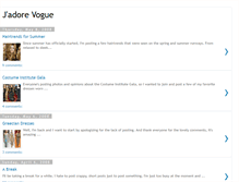 Tablet Screenshot of jadorevogue.blogspot.com