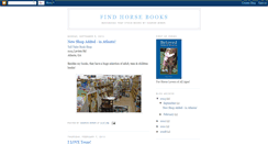 Desktop Screenshot of findhorsebooks.blogspot.com