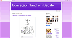 Desktop Screenshot of educinfantilemdebate.blogspot.com