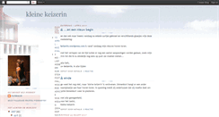 Desktop Screenshot of kleinekeizerin.blogspot.com