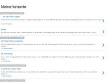 Tablet Screenshot of kleinekeizerin.blogspot.com