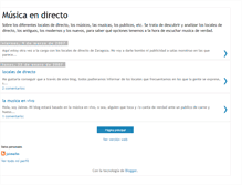 Tablet Screenshot of musicaendirecto.blogspot.com
