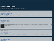 Tablet Screenshot of farm-fresh-code.blogspot.com