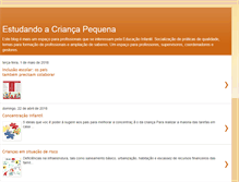 Tablet Screenshot of criancapequenina.blogspot.com