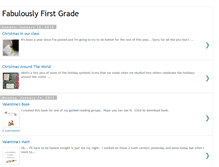 Tablet Screenshot of fabulouslyfirstgrade.blogspot.com