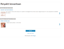 Tablet Screenshot of penyakit-kewanitaan.blogspot.com
