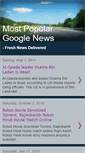 Mobile Screenshot of most-popular-google-news.blogspot.com