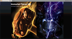 Desktop Screenshot of immortalflamehq.blogspot.com