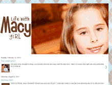 Tablet Screenshot of lifewithmacygirl.blogspot.com