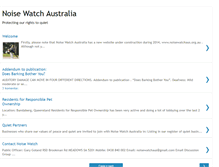 Tablet Screenshot of noisewatchaus.blogspot.com