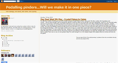 Desktop Screenshot of pedallingpinders.blogspot.com