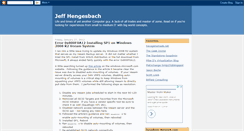 Desktop Screenshot of jeffhengesbach.blogspot.com