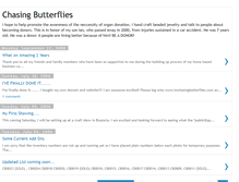 Tablet Screenshot of chasingbutterfliesforlife.blogspot.com