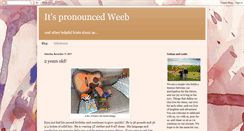 Desktop Screenshot of itspronouncedweeb.blogspot.com