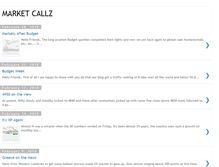 Tablet Screenshot of marketcallz.blogspot.com