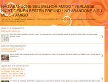 Tablet Screenshot of naoabandoneseumelhoramigo.blogspot.com