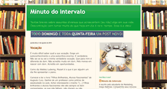 Desktop Screenshot of minutodointervalo.blogspot.com