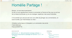 Desktop Screenshot of homeliepartage.blogspot.com