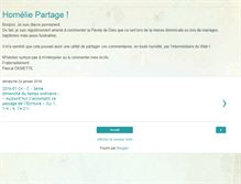 Tablet Screenshot of homeliepartage.blogspot.com