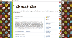 Desktop Screenshot of clementclan.blogspot.com